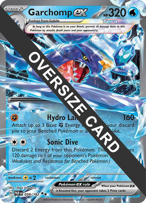 Garchomp ex (038) (Jumbo Card) [Scarlet & Violet: Paradox Rift] | Gear Gaming Fayetteville