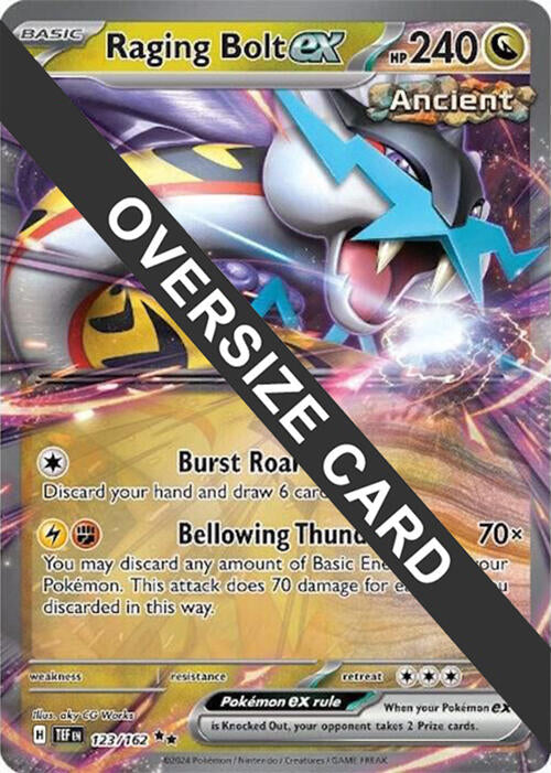 Raging Bolt ex (123) (Jumbo Card) [Scarlet & Violet: Temporal Forces] | Gear Gaming Fayetteville