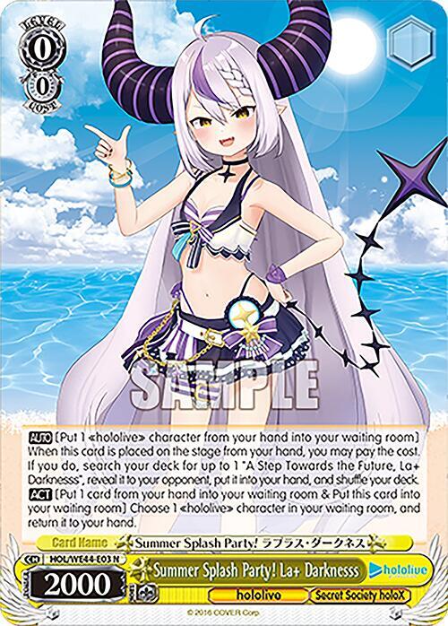 Summer Splash Party! La+ Darknesss - [hololive production Summer Collection Premium Booster] | Gear Gaming Fayetteville