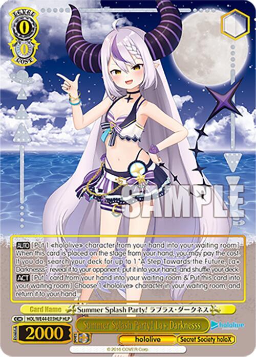 Summer Splash Party! La+ Darknesss (HLP) - [hololive production Summer Collection Premium Booster] | Gear Gaming Fayetteville