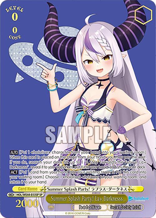 Summer Splash Party! La+ Darknesss (SP) - [hololive production Summer Collection Premium Booster] | Gear Gaming Fayetteville