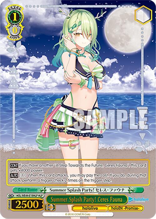 Summer Splash Party! Ceres Fauna (HLP) - [hololive production Summer Collection Premium Booster] | Gear Gaming Fayetteville