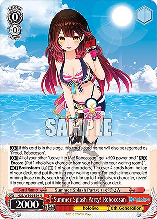 Summer Splash Party! Robocosan - [hololive production Summer Collection Premium Booster] | Gear Gaming Fayetteville