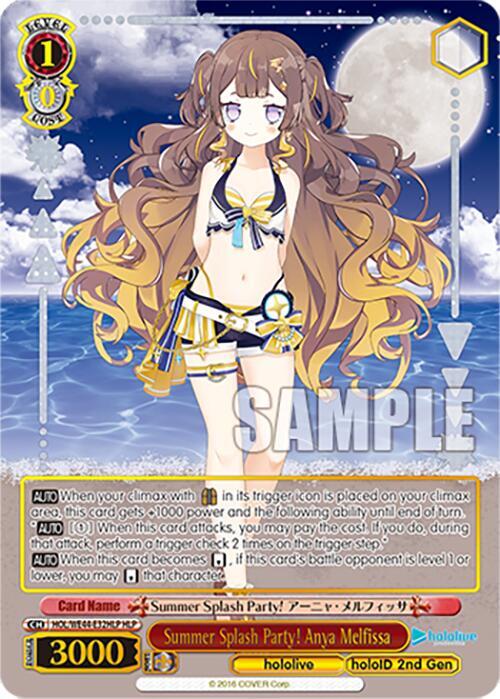 Summer Splash Party! Anya Melfissa (HLP) - [hololive production Summer Collection Premium Booster] | Gear Gaming Fayetteville