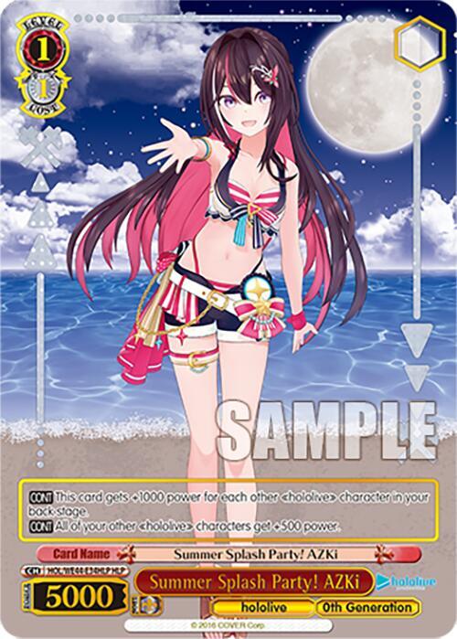 Summer Splash Party! AZKi (HLP) - [hololive production Summer Collection Premium Booster] | Gear Gaming Fayetteville