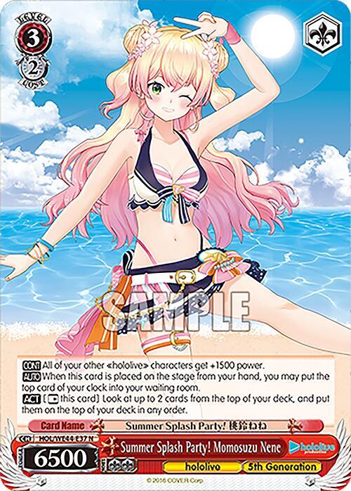 Summer Splash Party! Momosuzu Nene - [hololive production Summer Collection Premium Booster] | Gear Gaming Fayetteville