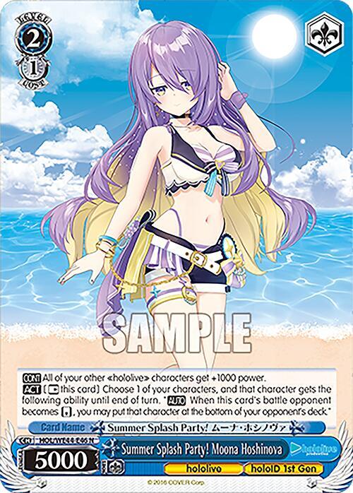 Summer Splash Party! Moona Hoshinova - [hololive production Summer Collection Premium Booster] | Gear Gaming Fayetteville