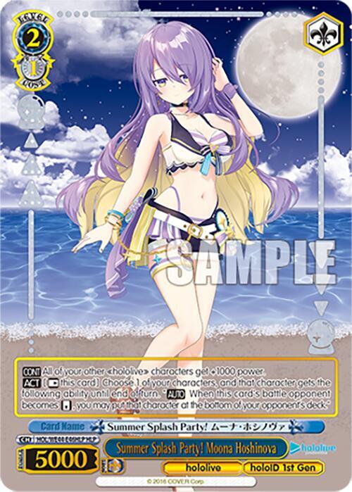 Summer Splash Party! Moona Hoshinova (HLP) - [hololive production Summer Collection Premium Booster] | Gear Gaming Fayetteville
