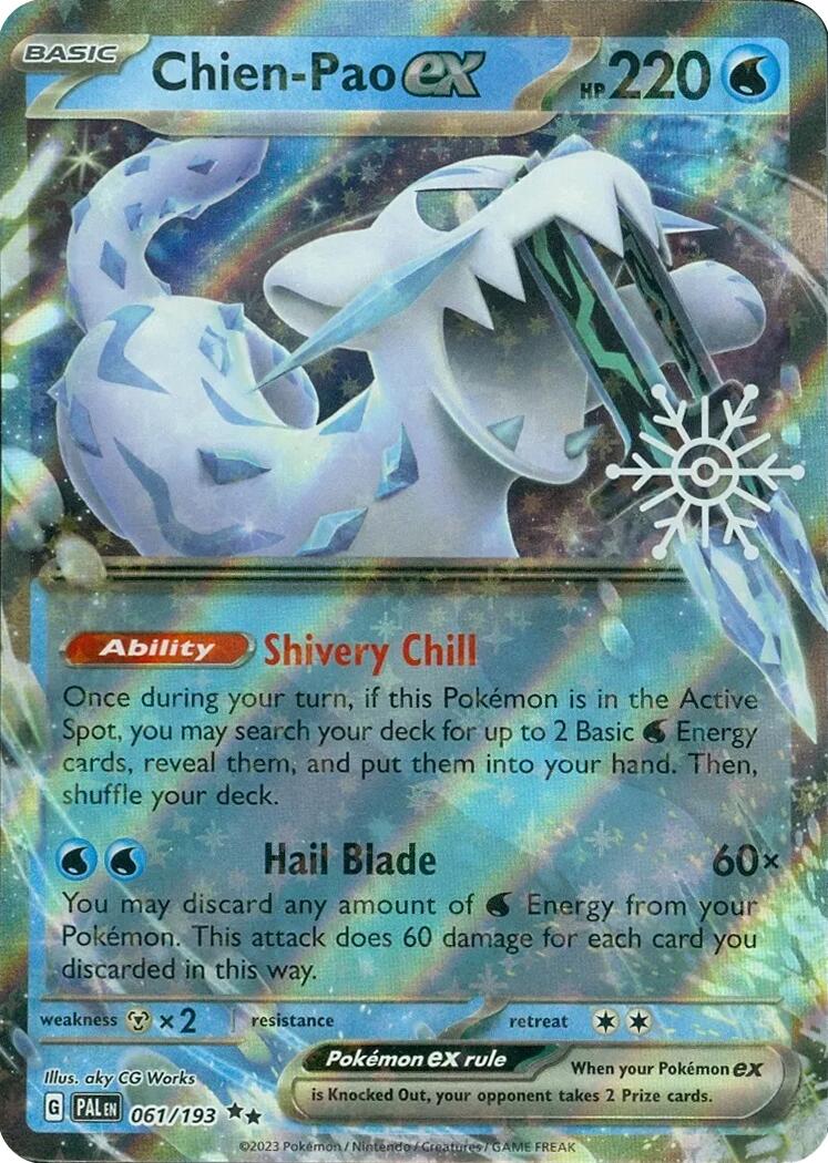 Chien-Pao ex (061/193) (Holiday Calendar) [Miscellaneous Cards] | Gear Gaming Fayetteville