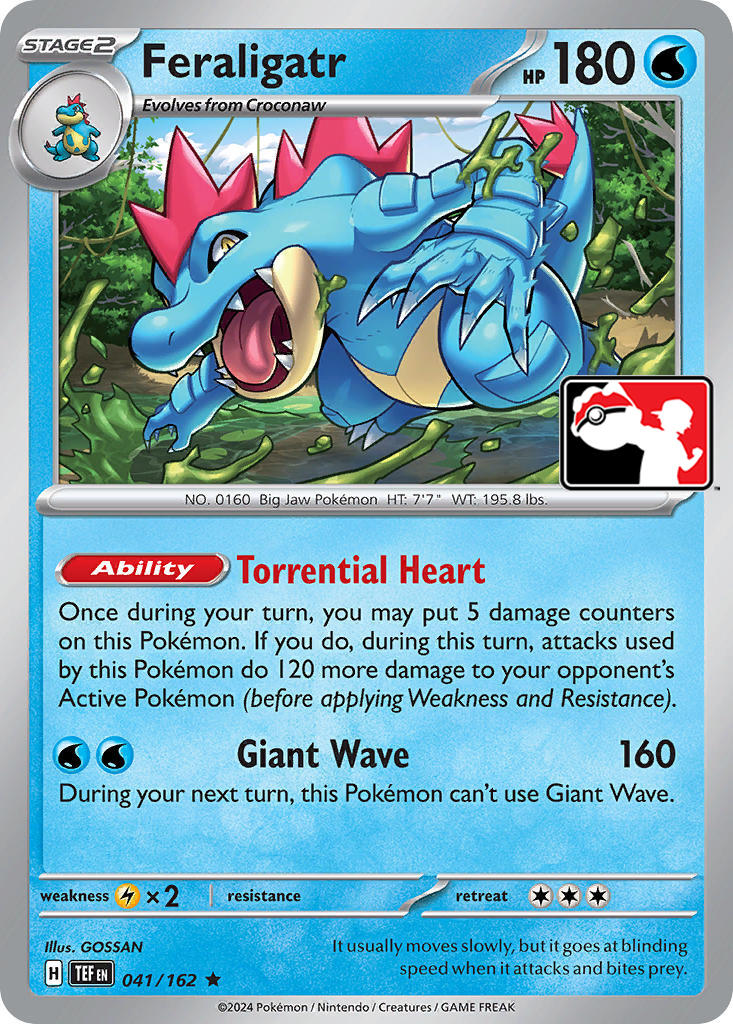 Feraligatr (041/162) [Prize Pack Series Five] | Gear Gaming Fayetteville