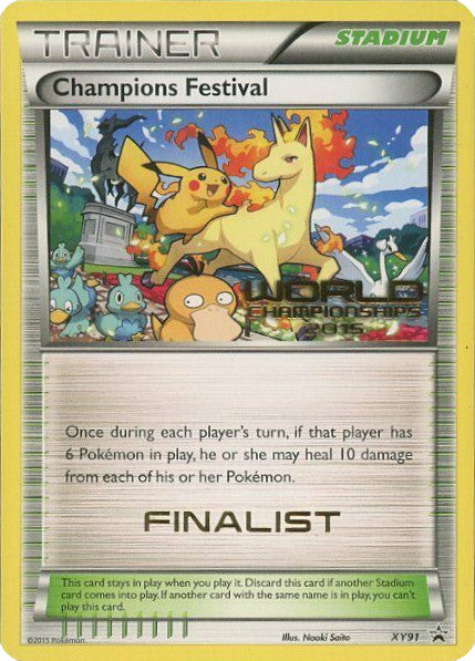 Champions Festival (XY91) (2015 Finalist) [XY: Black Star Promos] | Gear Gaming Fayetteville