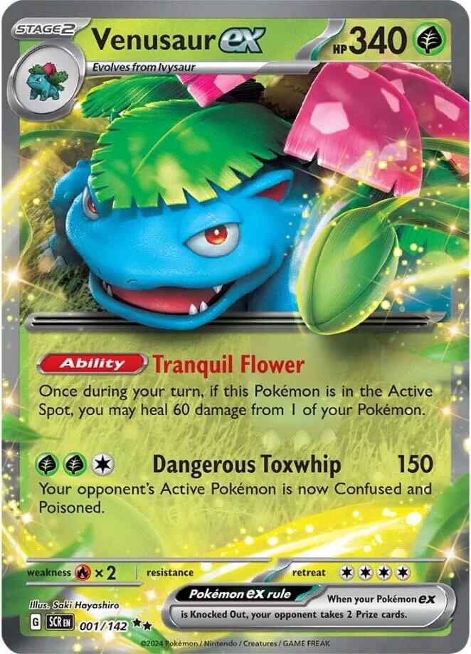 Venusaur ex (001/142) [Scarlet & Violet: Stellar Crown] | Gear Gaming Fayetteville