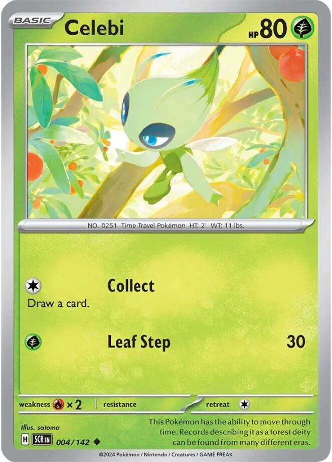 Celebi (004/142) [Scarlet & Violet: Stellar Crown] | Gear Gaming Fayetteville