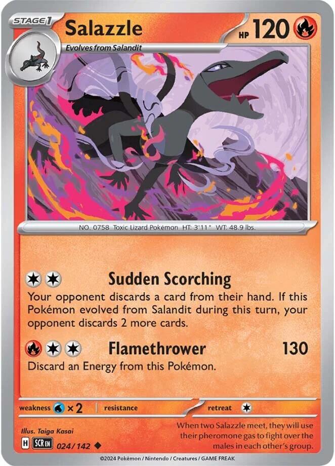 Salazzle (024/142) [Scarlet & Violet: Stellar Crown] | Gear Gaming Fayetteville