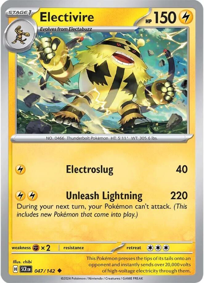 Electivire (047/142) [Scarlet & Violet: Stellar Crown] | Gear Gaming Fayetteville