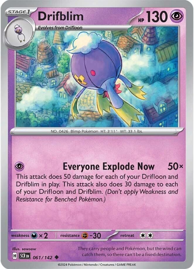 Drifblim (061/142) [Scarlet & Violet: Stellar Crown] | Gear Gaming Fayetteville