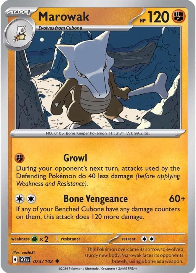 Marowak (073/142) [Scarlet & Violet: Stellar Crown] | Gear Gaming Fayetteville