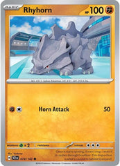 Rhyhorn (074/142) [Scarlet & Violet: Stellar Crown] | Gear Gaming Fayetteville