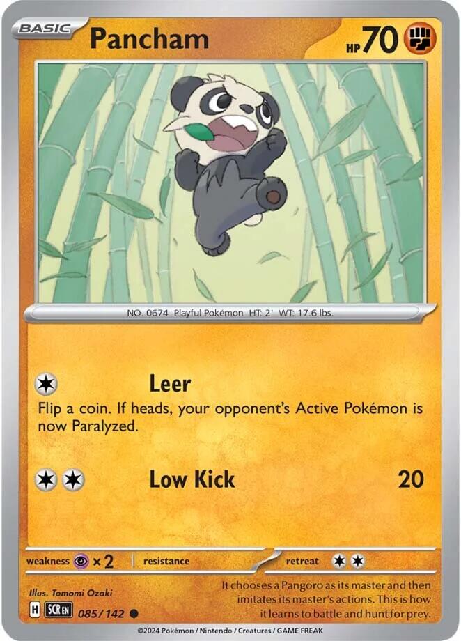 Pancham (085/142) [Scarlet & Violet: Stellar Crown] | Gear Gaming Fayetteville