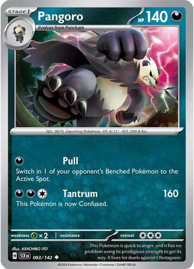 Pangoro (093/142) [Scarlet & Violet: Stellar Crown] | Gear Gaming Fayetteville