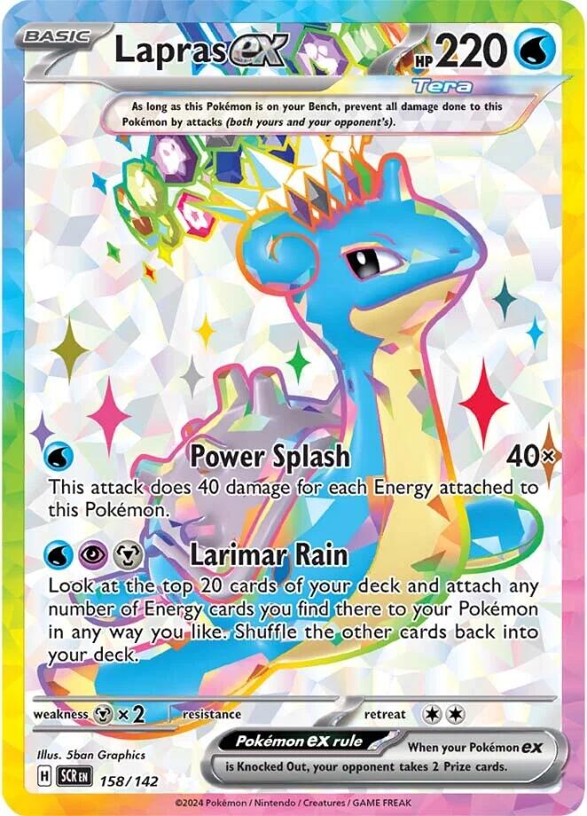 Lapras ex (158/142) [Scarlet & Violet: Stellar Crown] | Gear Gaming Fayetteville