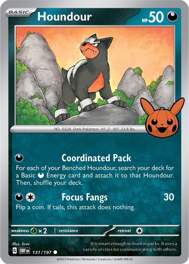 Houndour (131/197) [Trick or Trade 2024] | Gear Gaming Fayetteville