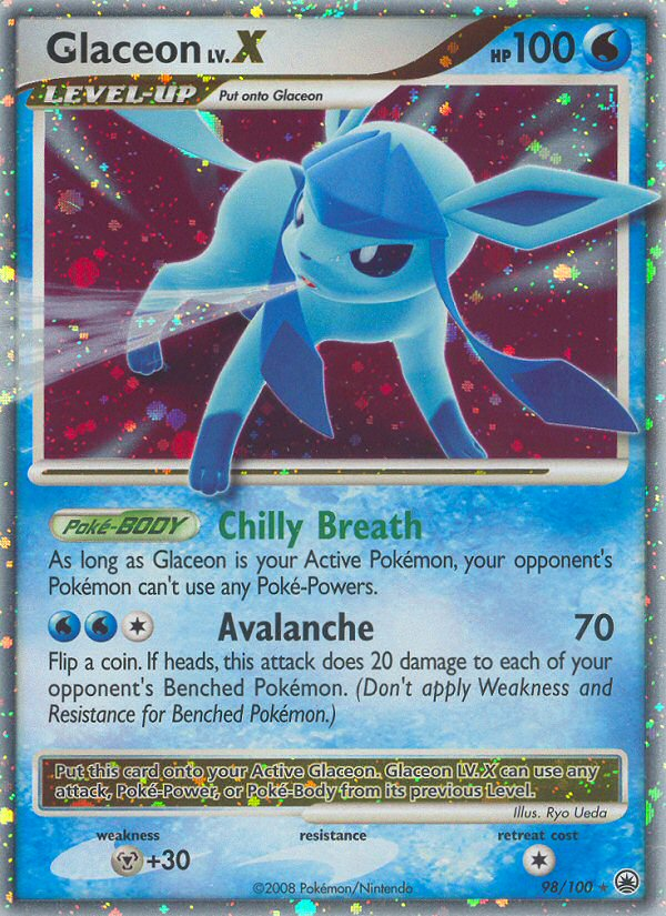 Glaceon LV.X (98/100) [Diamond & Pearl: Majestic Dawn] | Gear Gaming Fayetteville