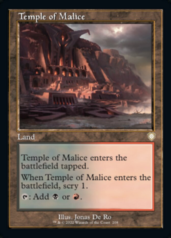 Temple of Malice (Retro) [The Brothers' War Commander] | Gear Gaming Fayetteville