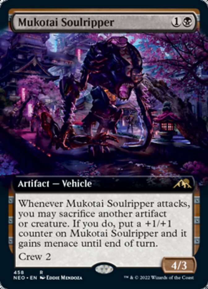 Mukotai Soulripper (Extended Art) [Kamigawa: Neon Dynasty] | Gear Gaming Fayetteville