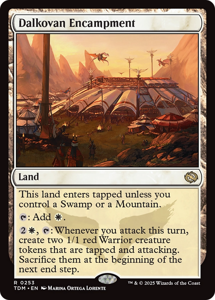 Dalkovan Encampment [Tarkir: Dragonstorm] | Gear Gaming Fayetteville