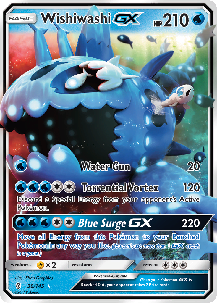 Wishiwashi GX (38/145) [Sun & Moon: Guardians Rising] | Gear Gaming Fayetteville