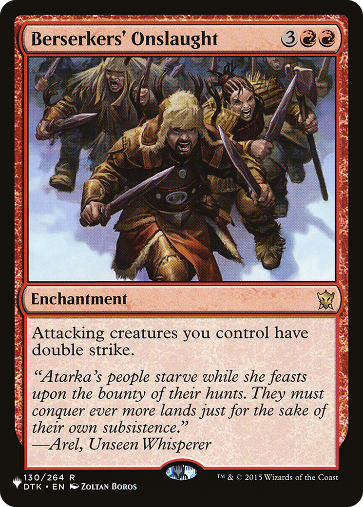 Berserkers' Onslaught [The List Reprints] | Gear Gaming Fayetteville