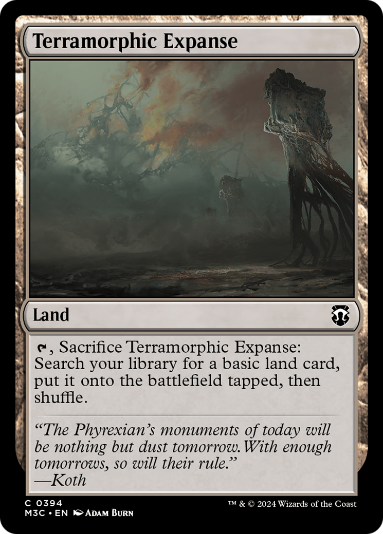 Terramorphic Expanse (Ripple Foil) [Modern Horizons 3 Commander] | Gear Gaming Fayetteville