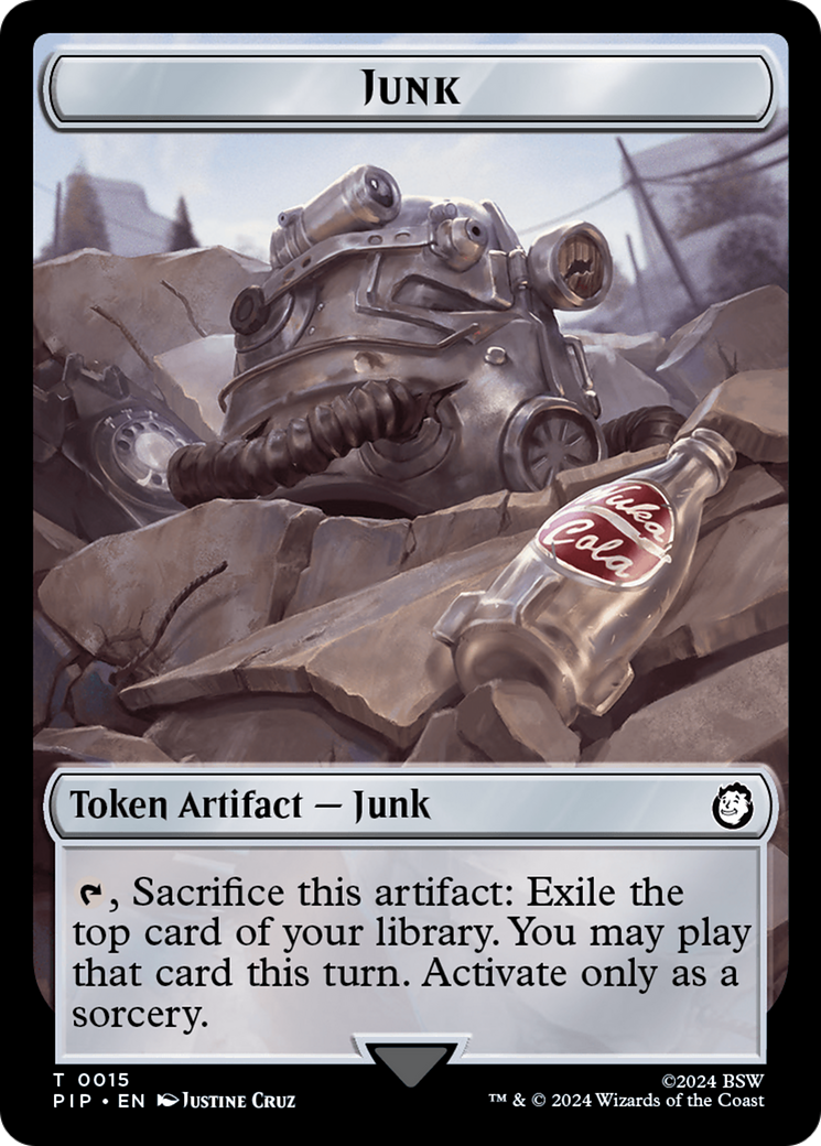 Junk // Thopter Double-Sided Token [Fallout Tokens] | Gear Gaming Fayetteville