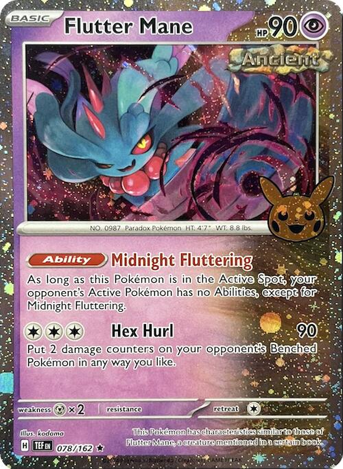 Flutter Mane (078/162) (Cosmos Holo) [Trick or Trade 2024] | Gear Gaming Fayetteville