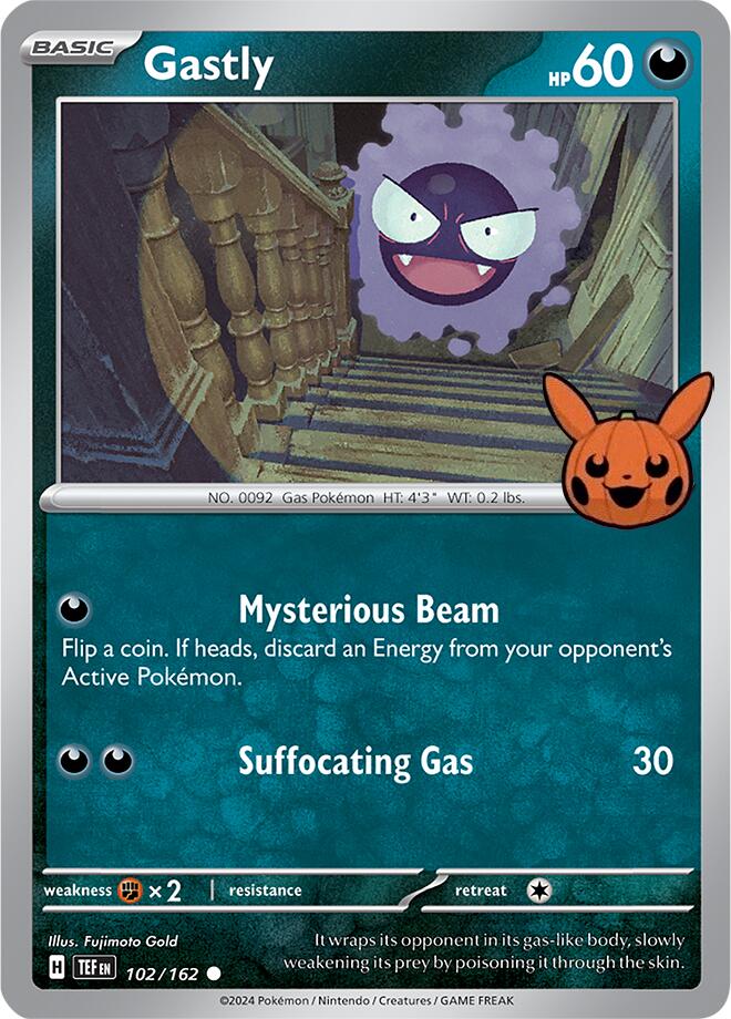 Gastly (102/162) [Trick or Trade 2024] | Gear Gaming Fayetteville