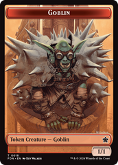 Goblin // Treasure Double-Sided Token [Foundations Tokens] | Gear Gaming Fayetteville