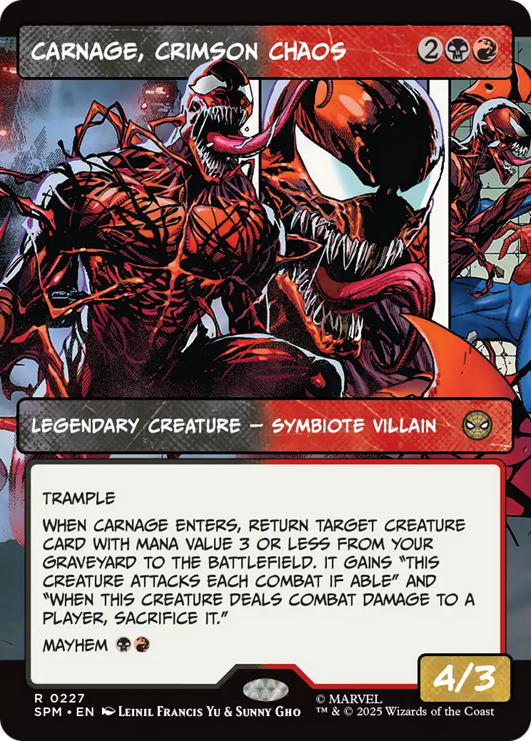 Carnage, Crimson Chaos (Borderless) [Marvel's Spider-Man] | Gear Gaming Fayetteville