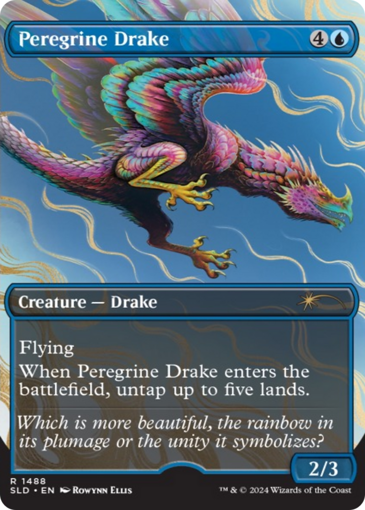 Peregrine Drake (Rainbow Foil) [Secret Lair Drop Series] | Gear Gaming Fayetteville