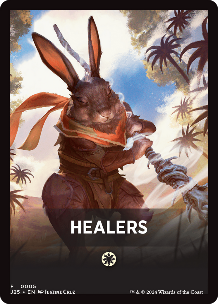 Healers Theme Card [Foundations Jumpstart Front Cards] | Gear Gaming Fayetteville