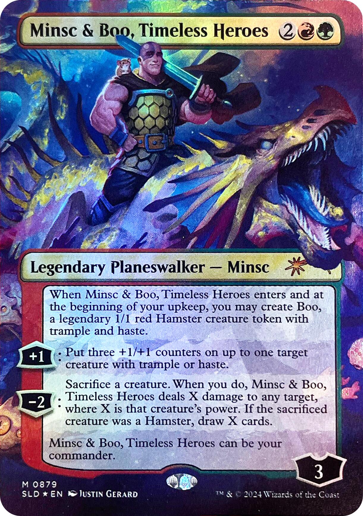 Minsc & Boo, Timeless Heroes (Rainbow Foil) [Secret Lair Drop Series] | Gear Gaming Fayetteville