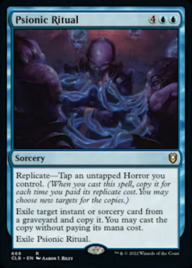 Psionic Ritual [Commander Legends: Battle for Baldur's Gate] | Gear Gaming Fayetteville