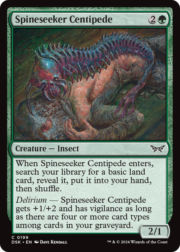 Spineseeker Centipede [Duskmourn: House of Horror] | Gear Gaming Fayetteville