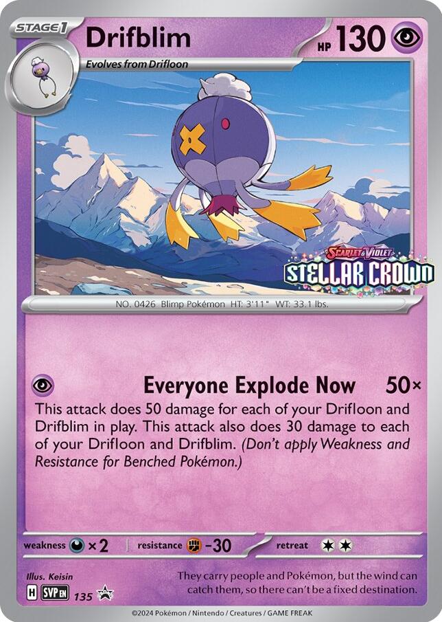 Drifblim (SVP135) [Scarlet & Violet: Black Star Promos] | Gear Gaming Fayetteville