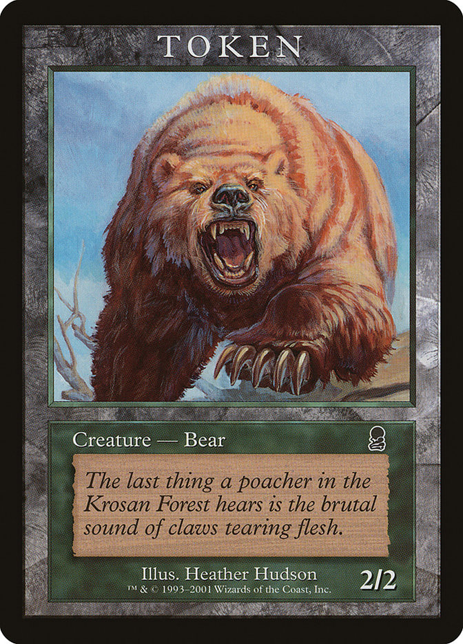 Bear Token [Magic Player Rewards 2001] | Gear Gaming Fayetteville