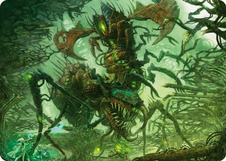 Skyscythe Engulfer Art Card [Phyrexia: All Will Be One Art Series] | Gear Gaming Fayetteville