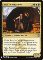 Bear's Companion [Mystery Booster] | Gear Gaming Fayetteville