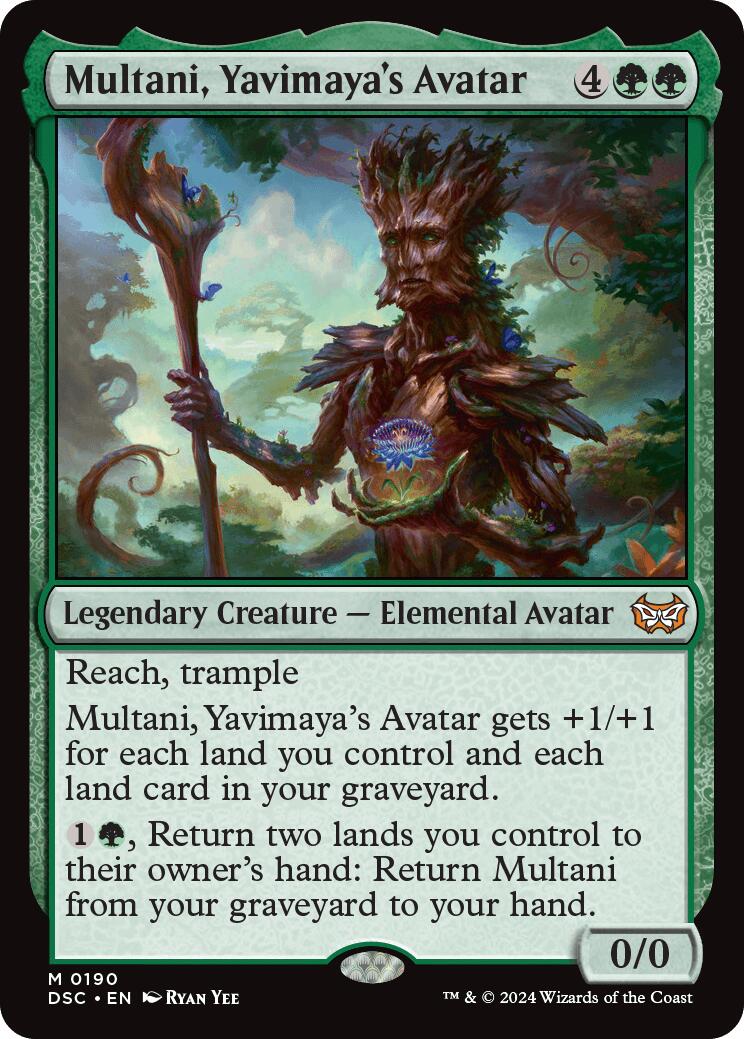 Multani, Yavimaya's Avatar [Duskmourn: House of Horror Commander] | Gear Gaming Fayetteville