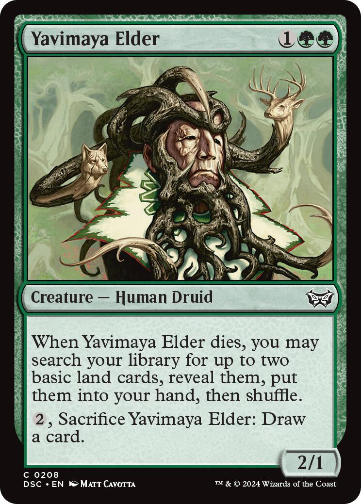 Yavimaya Elder [Duskmourn: House of Horror Commander] | Gear Gaming Fayetteville