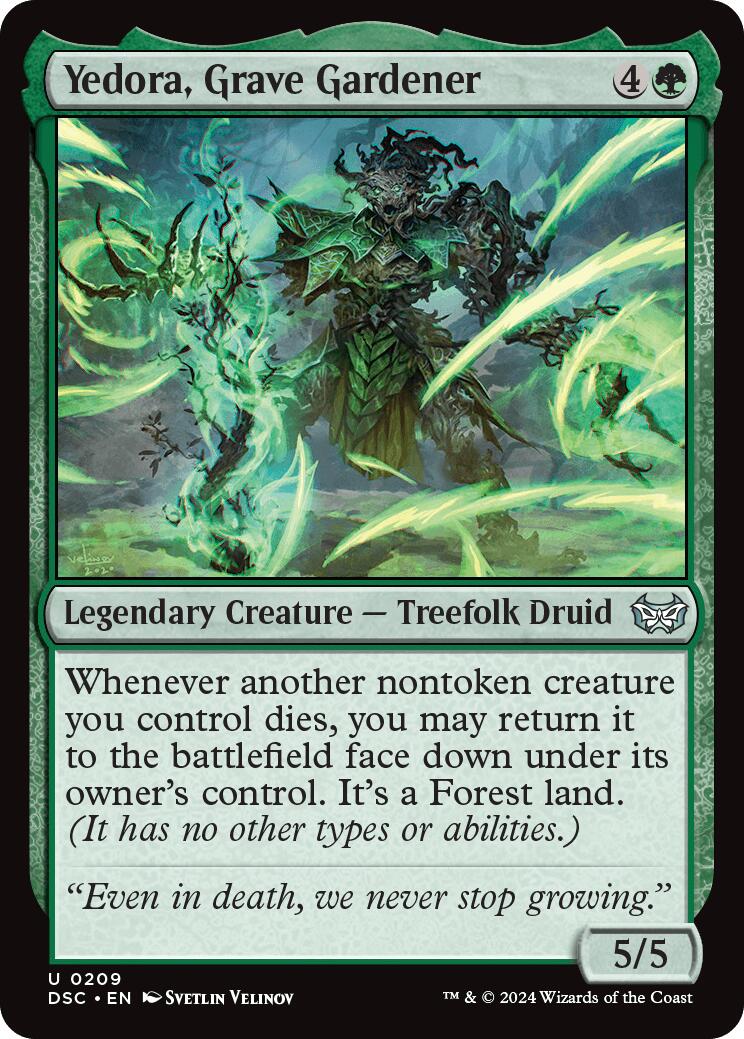 Yedora, Grave Gardener [Duskmourn: House of Horror Commander] | Gear Gaming Fayetteville